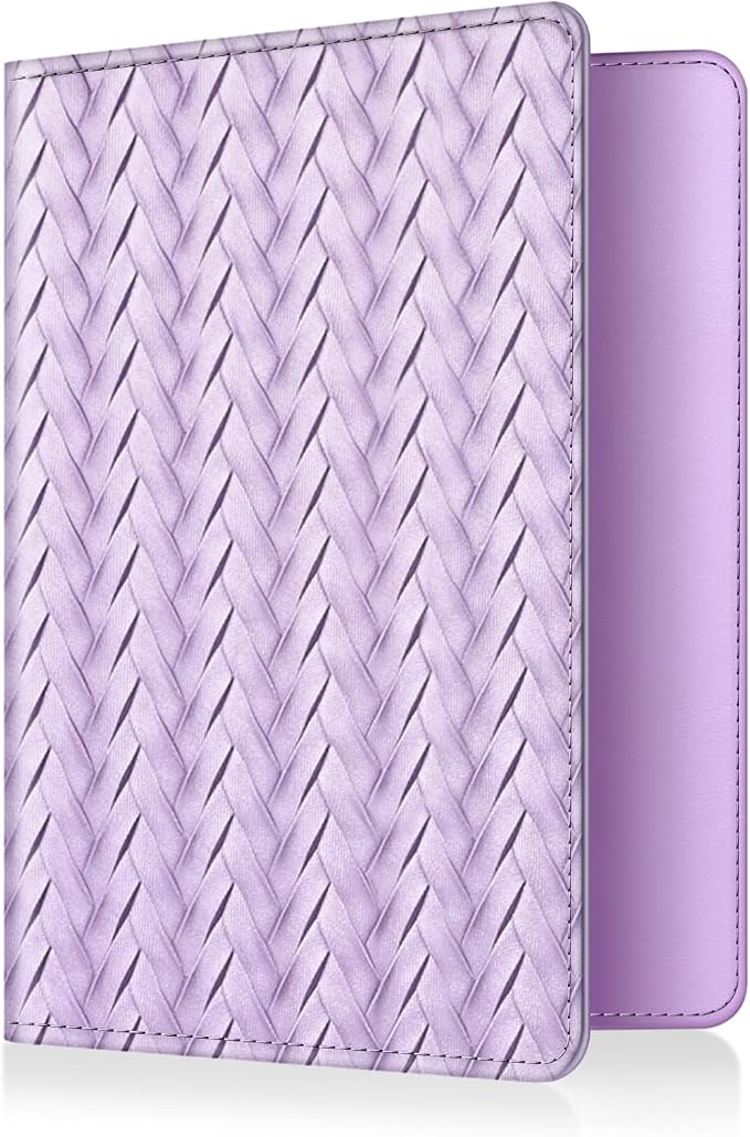 FINTIE Passport Holder, Slim Travel Wallet RFID Blocking Card Case Cover | Passport Cover Protector Essentials with Credit Card Slots, For Women/Men