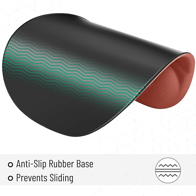 Mr. Pen- Ergonomic Mouse Pad with Wrist Rest | Breathable Fabric with Memory Foam Cushion, Non-Slip Rubber Base, Gel Mouse Pad with Wrist Support