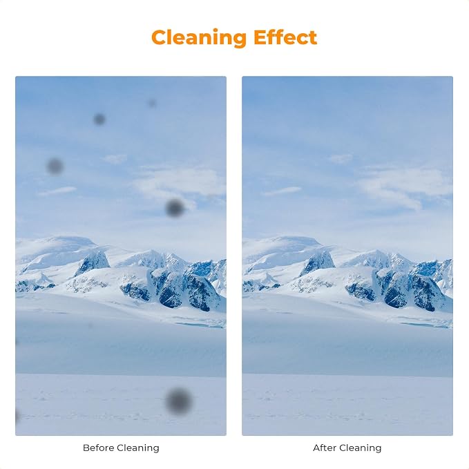 K&F CONCEPT Multifunctional Lens Cleaning Kit for Bluetooth Earphones | Cleaning Pen,Cleaning Stripper X3,Flocking Sponge X3,Soft Brush Head,Chamois Carbon Head,Aluminum Alloy Pen Body,MP02
