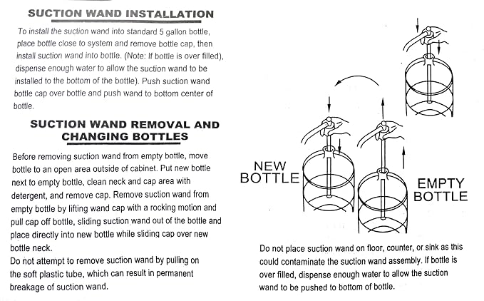 Bottled Water Dispenser Pump System,Food Grade,Self priming,110V,1GPM, Suitable for Coffee Brewer Ice-Maker Refrigerator (Single tube)