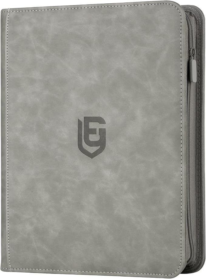 1024 Pocket Card Binder,16 Pocket Trading Card Binder，Side Loading Collectible Card Albums for MTG, for TCG Football, Sports, Game Cards Grey