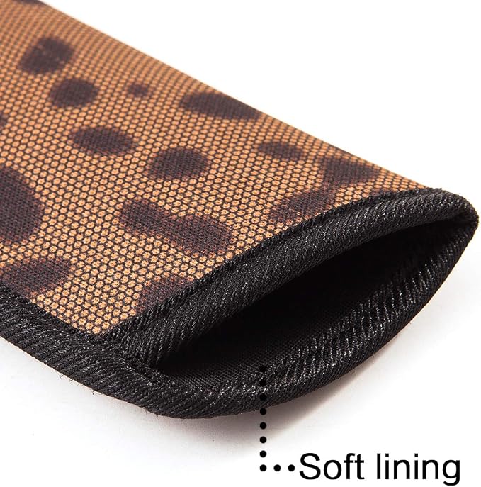 TRIUMPH VISION 3 Pack Reading Glasses Pouch Soft Case Eyeglass Sleeve Slim | Alternative to Bulky Case in bag, Lightweight Lined Padded Protect Optical lens Slip in, Cute Pattern Portable for Daily Use