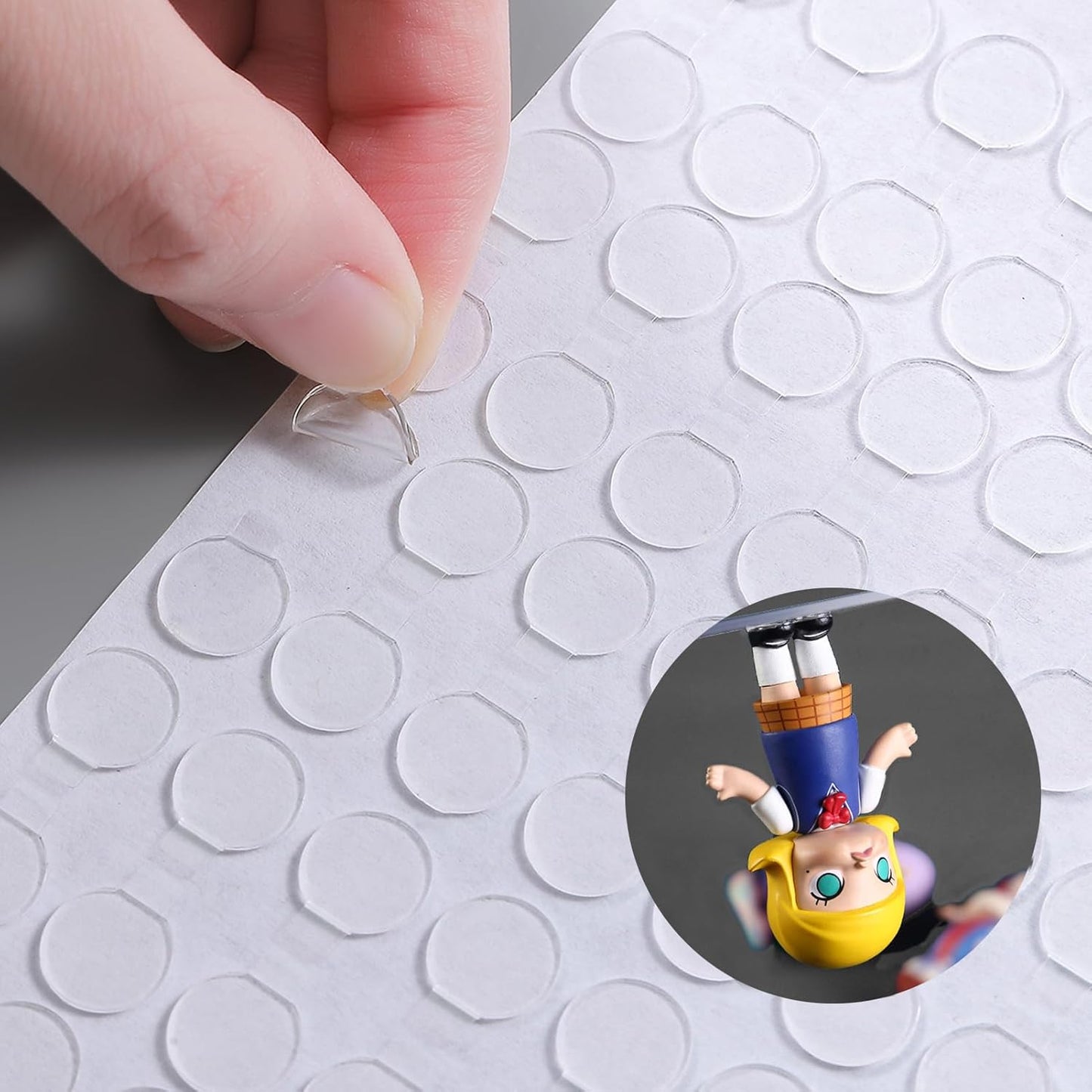 Adhesive Stick dots Two-Sided Sided Mounting Putty Stick Tack for Wall Hanging Crafts Balloons Festival Party Decorations,Clean Removable(0.79"*0.79"-360)