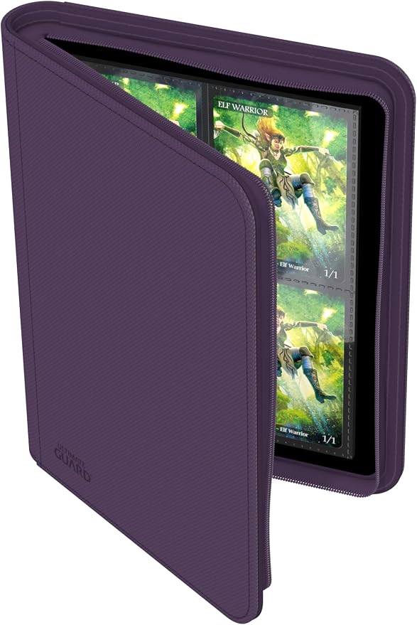 Ultimate Guard Zipfolio 160 – 8 Pocket Xenoskin Purple