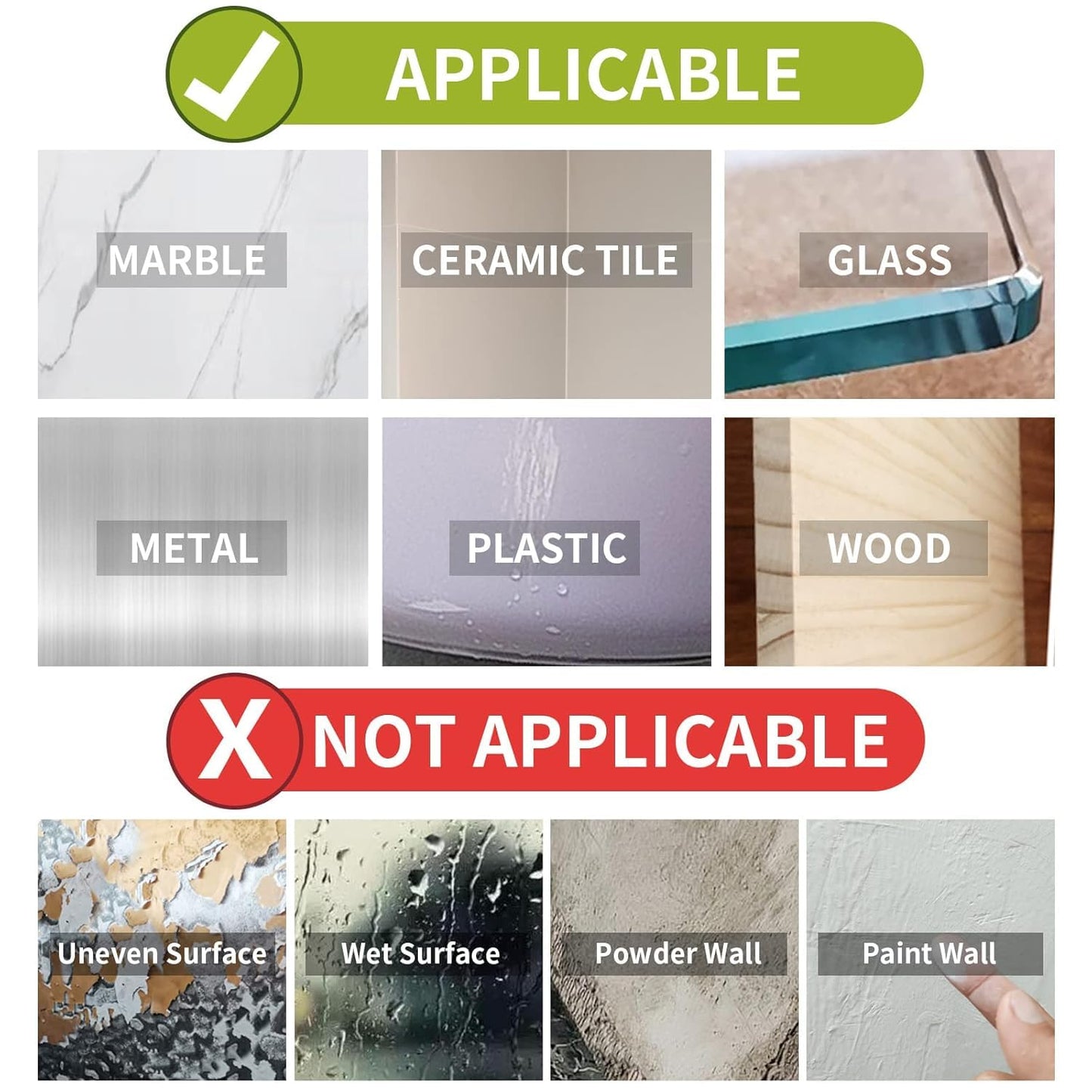 80PCS Premium Double Sided Mounting Squares Clear Tape,Heavy Duty Adhesive Pads for Pictures,Poster Hanging Strips - Strong Sticky Tack,Waterproof Adhesive for Shower,Wall Patch,Sticky Pads