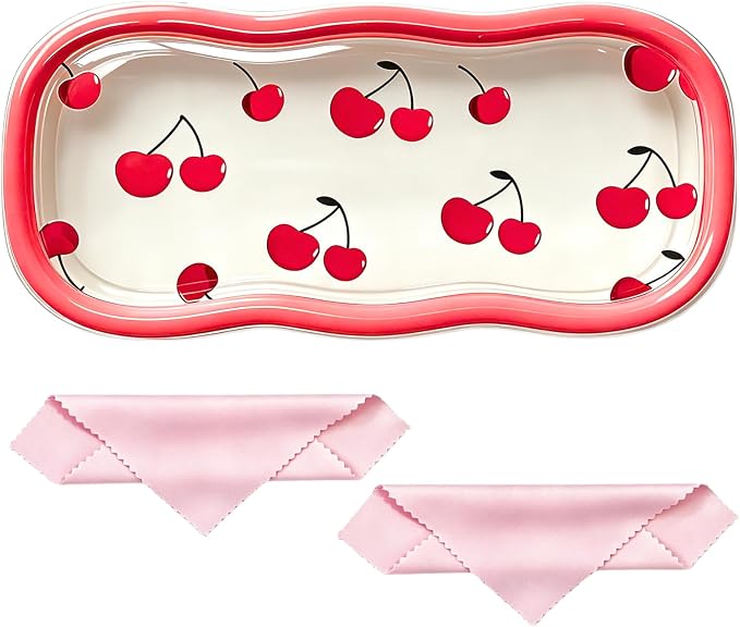 Glasses Case Hard Shell, Clear Eyeglass Case, Cute Holder for Sunglasses and Reading Glasses