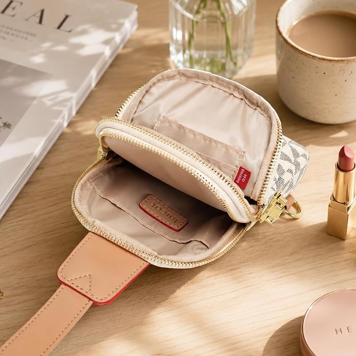 Anti Theft Crossbody Bag for Women, Small RFID Blocking Sling Purse with Zipper Lock for Travel, Vegan Leather