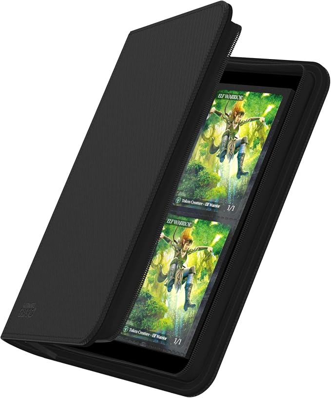 Ultimate Guard Zipfolio 160 – 8 Pocket Xenoskin Black