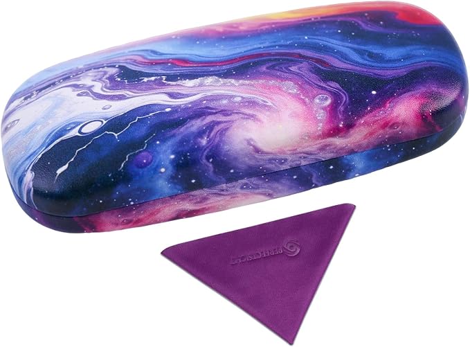 PERFECTSIGHT Hard Shell Eyeglasses Case, Kawaii Protective Glasses Case for Kids, Cute Eyeglass Case for Women Men Girls