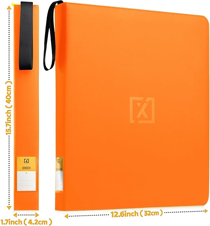 X PRO Top Load Card Binder - Compatible with Top-loading Card Cases - Fits 252 | 20 Premium Loaders Included | 9-Pocket Ringless Double-Sided Pages | Storage for TCG & Sports Cards