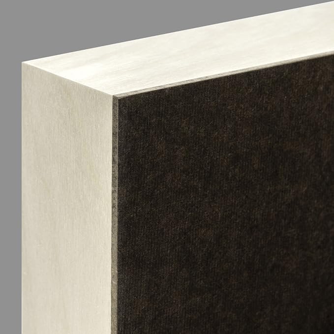 Ampersand Art Supply Hardboard Wood Painting Panel: Museum Series Hardbord, 6" x 8", 2 Inch Cradled Profile