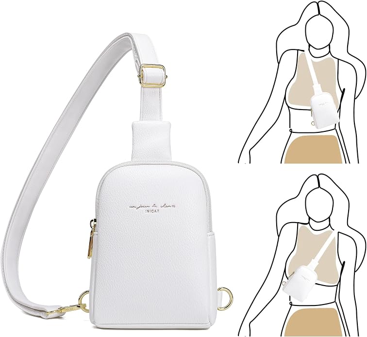 Lightweight Small Crossbody Sling Bag for Women | Mini Travel Purse,Multi-pocket with Card Slots,Durable Vegan Leather,Everyday Carry