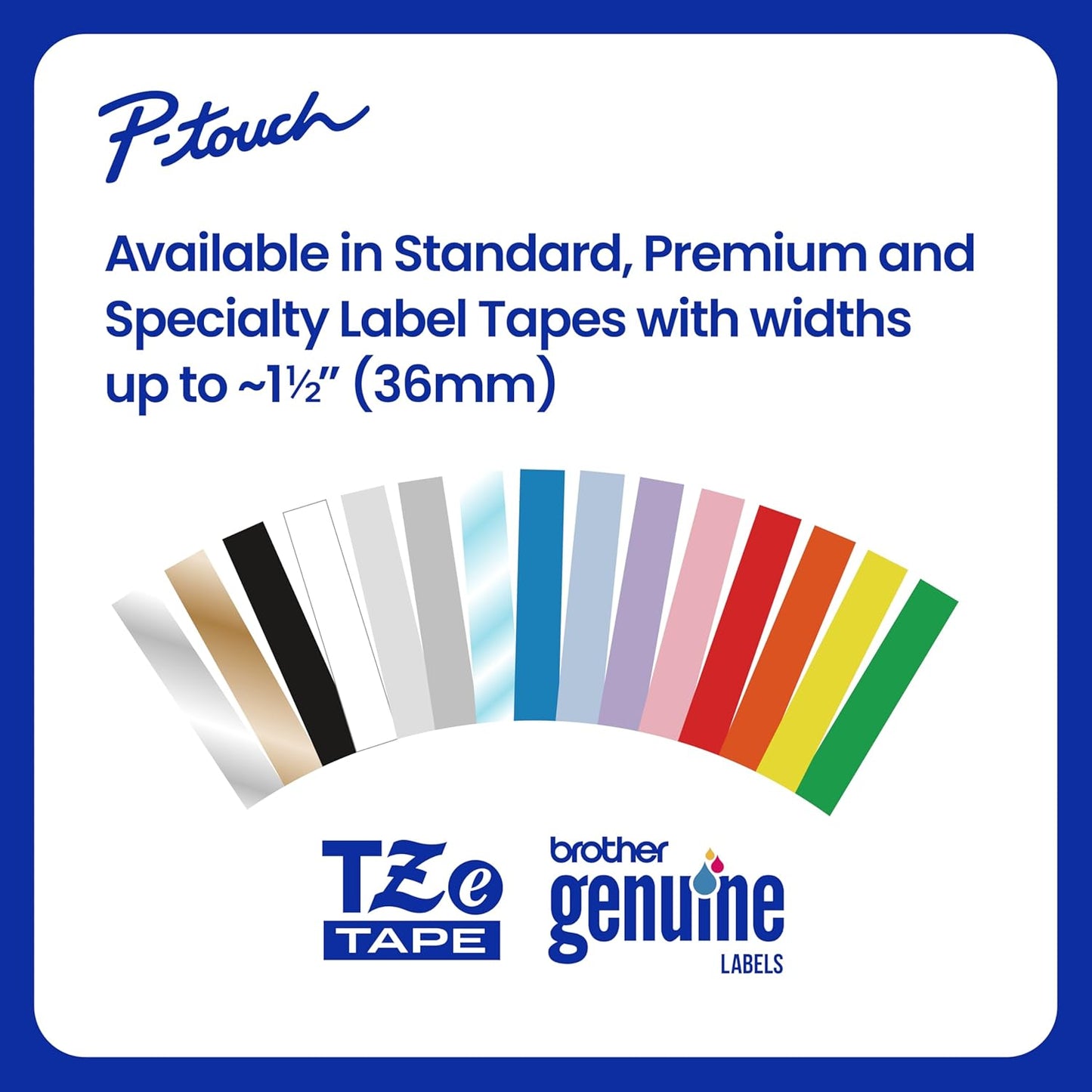 Brother Genuine P-Touch TZe Black Print on Red Label Tape (TZe421), Laminated,3/8in x 26.2ft (9mm x 8m), for Select P-Touch Label Makers, Durable, Water-Resistant, Indoor/Outdoor Use
