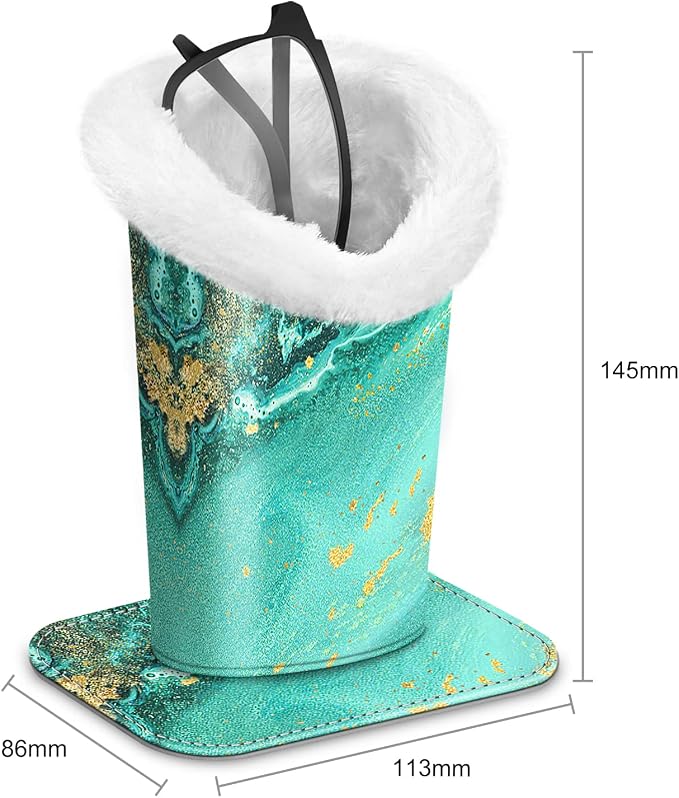 FINTIE Plush Lined Eyeglasses Holder, Glasses Stand Case, Anti-scratch Glasses Storage Organizer for Desk, Nightstand, Office