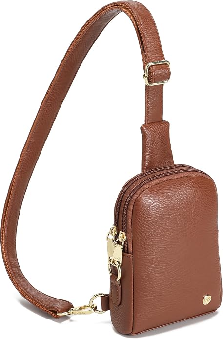 Lightweight Small Crossbody Sling Bag for Women | Mini Travel Purse,Multi-pocket with Card Slots,Durable Vegan Leather,Everyday Carry