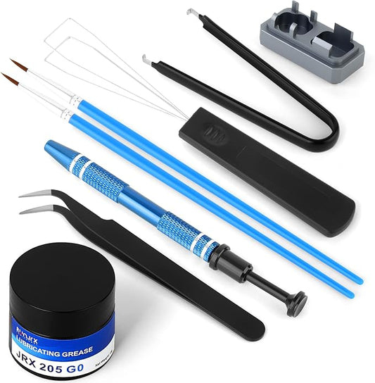 RUNJRX Keyboard Lube Kit JRX 205G0 0.53oz/15g for Mechanical Keyboard Lube, Switch Opener for MX Kailh,Keyboard Tools with Keycap Puller
