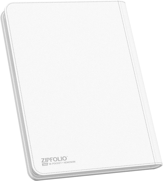 Ultimate Guard Zipfolio 360 – 18 Pocket Xenoskin White