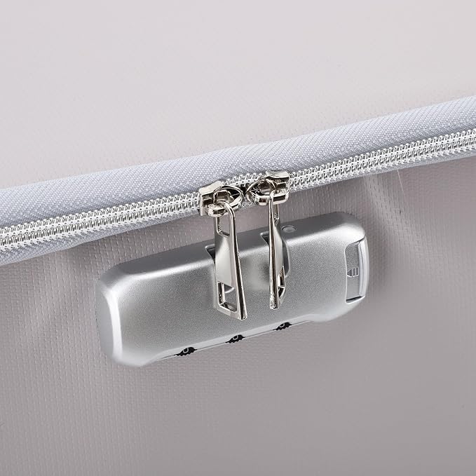 Fireproof Document Box, 1000℃ Fireproof Document Organizer, Portable File Storage Box with Lock and Reflective Strip for Documents Passports Valuables