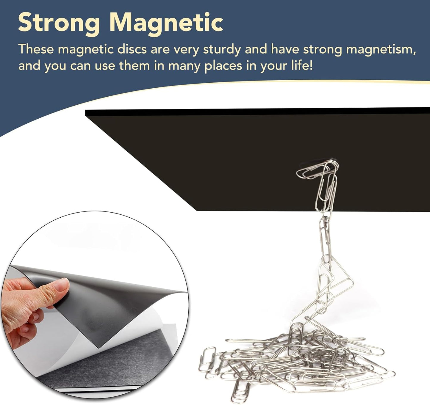DIYMAG 16Pack Magnetic Adhesive Sheets, Magnetics Sheets with Adhesives Backing, 8x10 Inch Flexible Magnet for Crafts Photos and Die Storage Easy to Cut