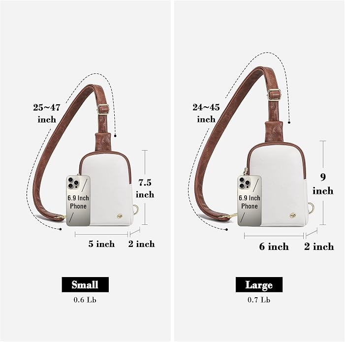 Lightweight Small Crossbody Sling Bag for Women | Mini Travel Purse,Multi-pocket with Card Slots,Durable Vegan Leather,Everyday Carry