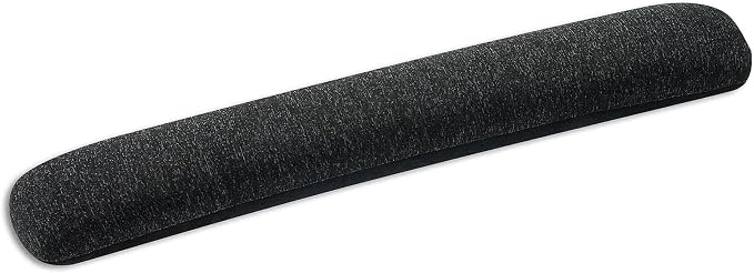 1InTheOffice Beaded Keyboard Wrist Rest Pad, Black/Gray