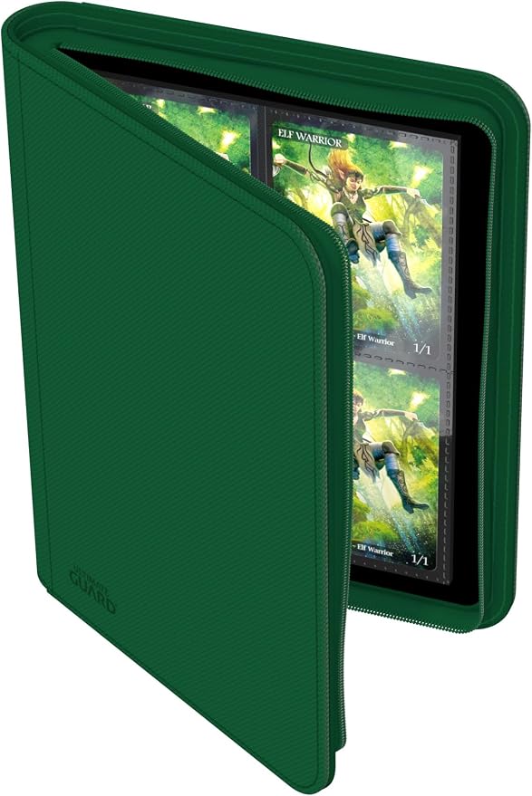 Ultimate Guard Zipfolio 160 – 8 Pocket Xenoskin Green