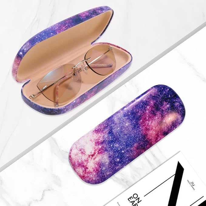 PERFECTSIGHT Hard Shell Eyeglasses Case, Kawaii Protective Glasses Case for Kids, Cute Eyeglass Case for Women Men Girls