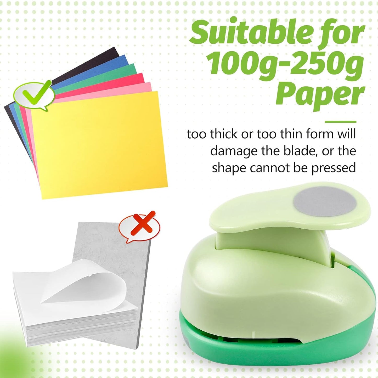 UCEC 2 Inch Circle Punch, Craft Hole Punch for Paper Crafts, Large Decorative Hole Punch for Kids Paper Crafts, Card Making, Scrapbooking (Tulip Shape)