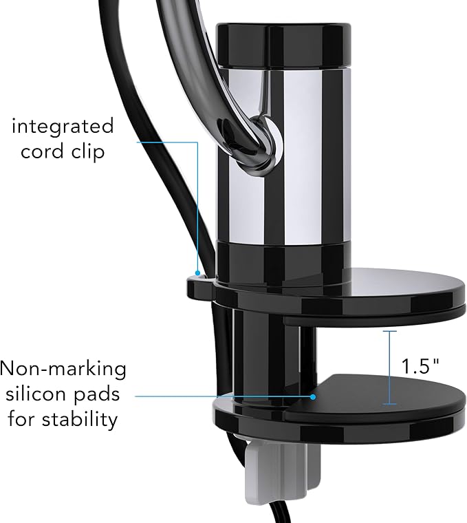 Vornado Pivot Clip Personal Air Circulator, 3-Speed, Portable Desk Fan with Multi-Surface Clip, 360-Degree Adjustable Axis, 9 in Tall, 4 in Diameter, Whisper Quiet, Black