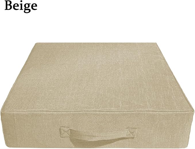 Recliner Cushion for Elderly, 20'' x 20'' x 5" Thick for Seniors Recliners Booster Seat Cushions High-Density Foam Couch, Chairs Support Pad Relief Pain Pressure (Beige)