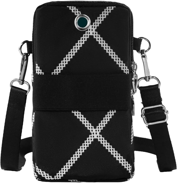 Small Crossbody Bag for Women - Mini Phone Purses with Crossbody Strap and Wallet - Nylon Arm Bag