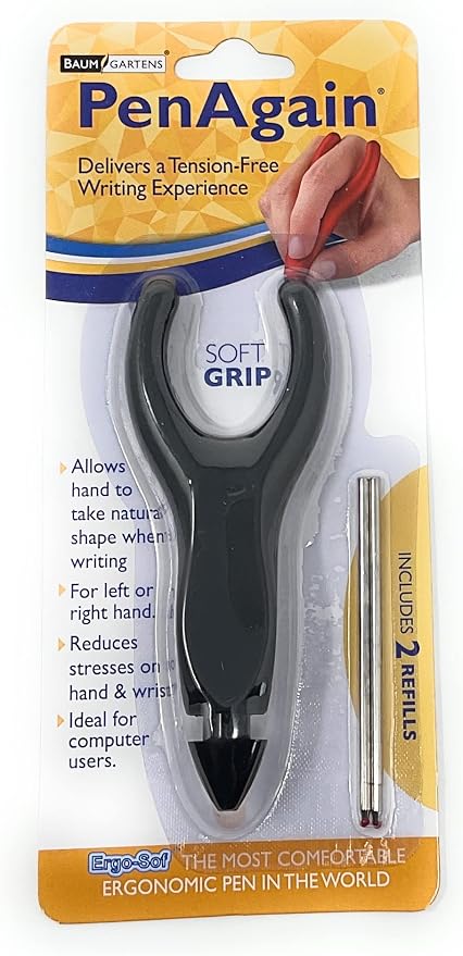 Black Ergo-Sof PenAgain Pens | Black Ink