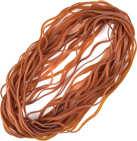 Coopay 12 Inches Extra Large Rubber Bands, 30 Pieces Heavy Duty Trash Can Band Bulk, Strong Elastic Bands for Office Supply School Home, Garbage Cans, File Folders (Yellow)