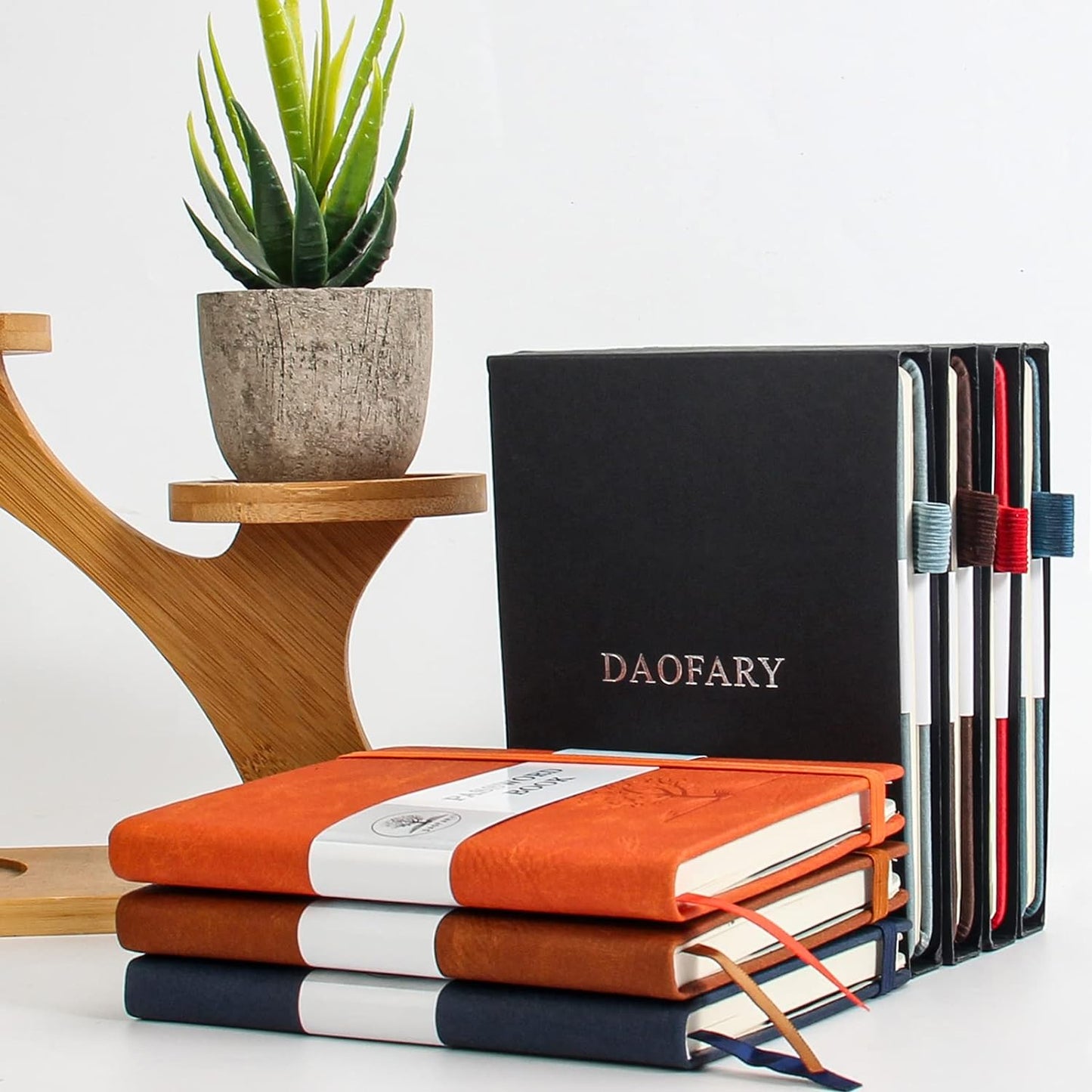 DAOFARY Password Book with Alphabetical Tabs - Small Password Keeper Book (5.6 * 4.3 in) with Inner Pocket, Hardcover Password Keeper Notebook for Log Internet Website Information (Reddish Brown)