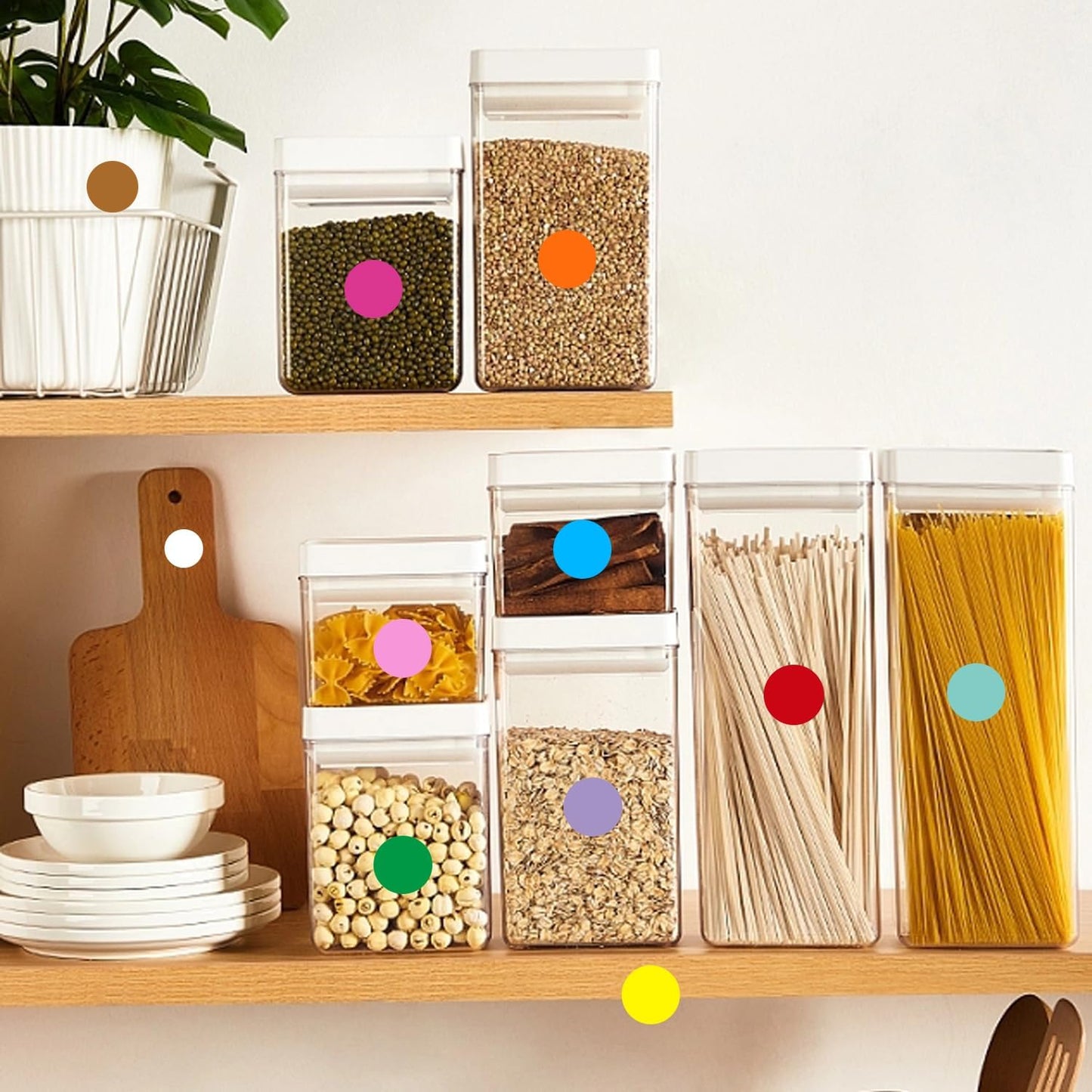 0.75 Inch Removable Color Code Dot Sticker Round Labels,Garage Sale Stickers Price Tags Label Blank Yard Sale Circle Dot Stickers(1050 Pack,Blue)