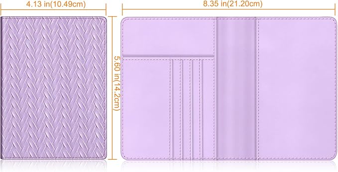 FINTIE Passport Holder, Slim Travel Wallet RFID Blocking Card Case Cover | Passport Cover Protector Essentials with Credit Card Slots, For Women/Men