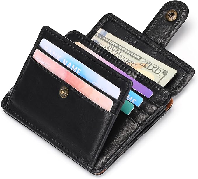 Wallets for Men Genuine Leather Mens Wallet with Coin Pocket