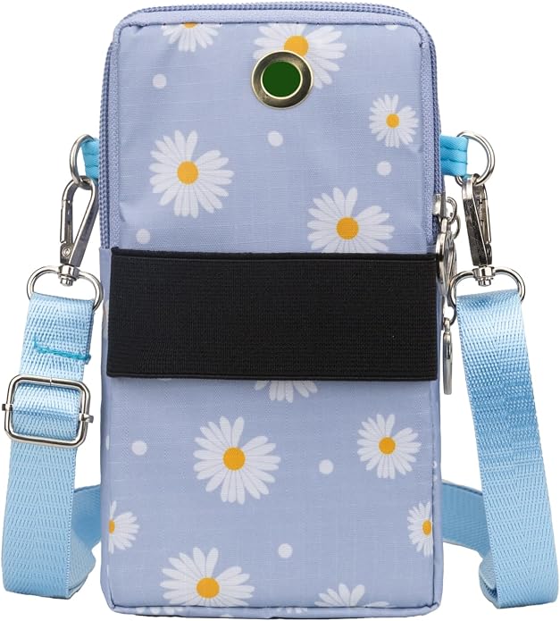 Small Crossbody Bag for Women - Mini Phone Purses with Crossbody Strap and Wallet - Nylon Arm Bag