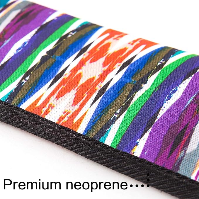 TRIUMPH VISION 3 Pack Reading Glasses Pouch Soft Case Eyeglass Sleeve Slim | Alternative to Bulky Case in bag, Lightweight Lined Padded Protect Optical lens Slip in, Cute Pattern Portable for Daily Use
