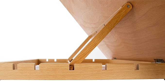 SoHo Urban Artist Extra Large 19.75" x 29.5" - 3 Pack - Adjustable Portable Drawing Board Stand Easel, 5 Positions, Natural Beechwood Finish