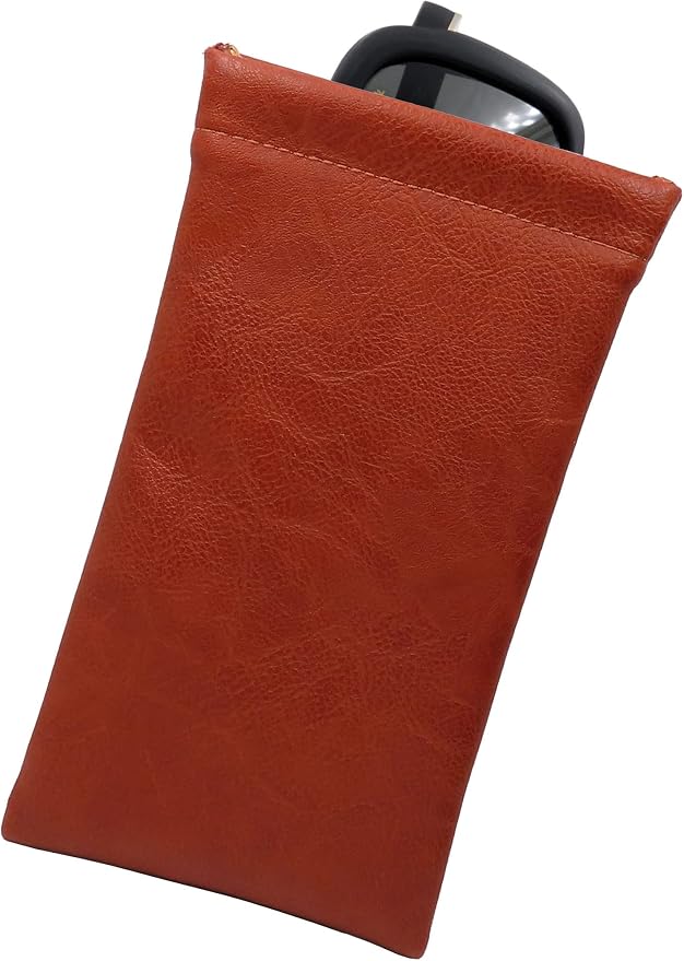 Soft Sunglasses case | Large Glasses Case Holder - Eyeglass Pouch Squeeze Top | Glasses pouch Lightweight Extra Layers