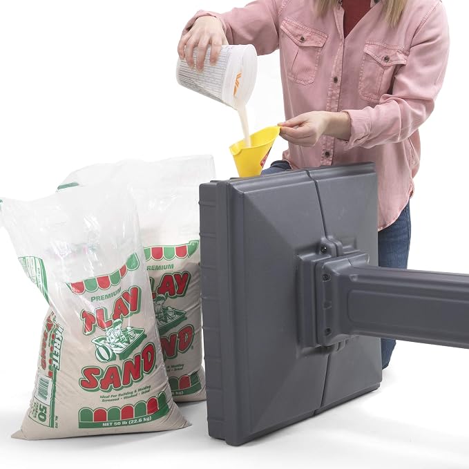 Simplay3 Dig-Free Easy Up Classic Mailbox (Steel Gray/Charcoal)