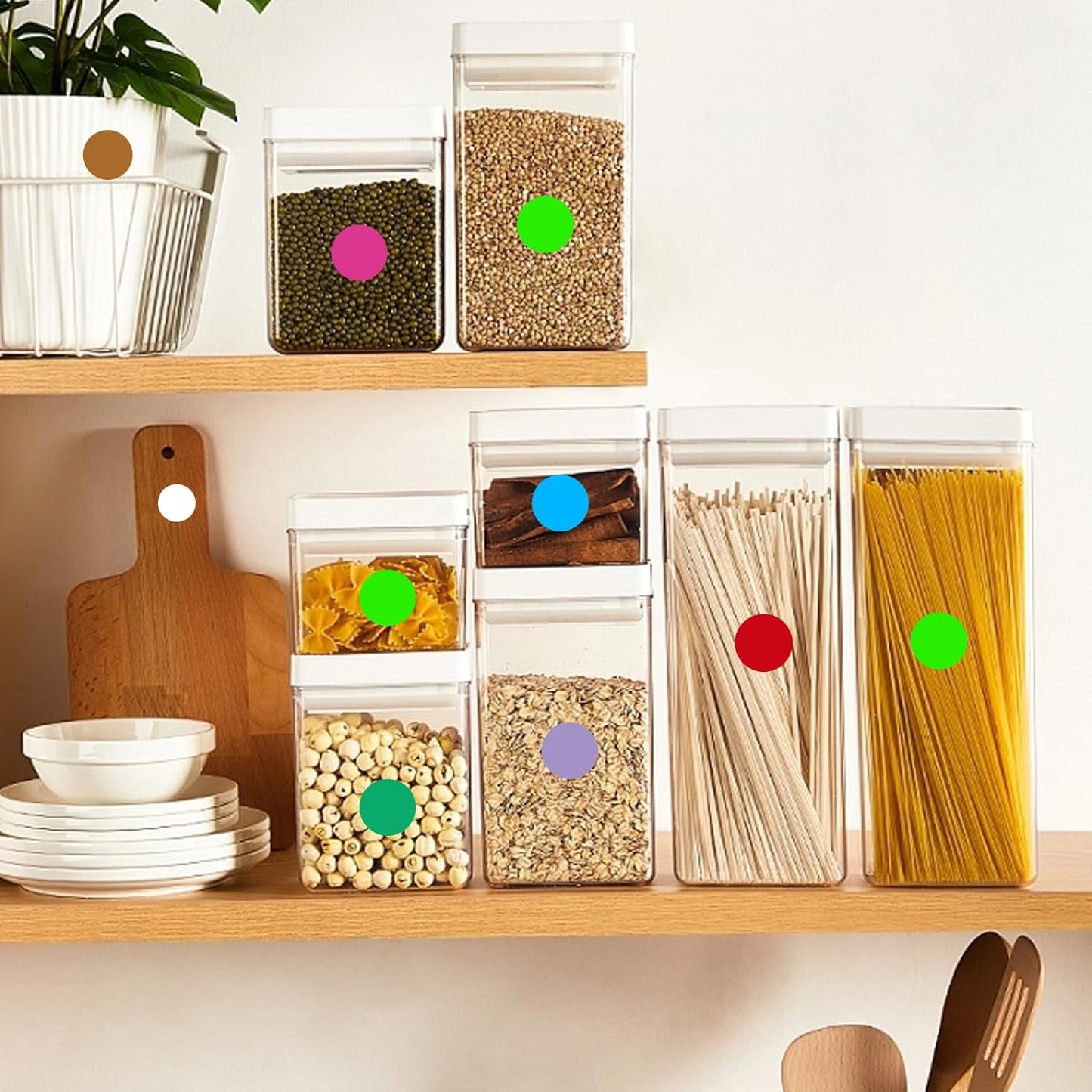 0.75 Inch Round Label Removable Color Code Dot Stickers,Garage Sale Sticker Price Tags Blank Yard Sale Circle Dot Stickers Writable (1050 Pack,Fluorescent Green)