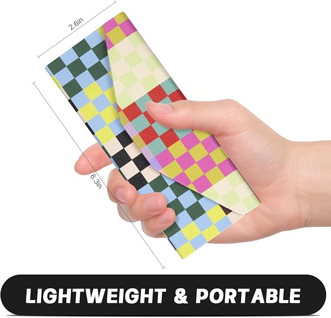 Sunglasses Case, Foldable Glasses Case, Magnetic PU Leather Hard Shell Folding Eyeglass Holder Box, Collapsible Unisex