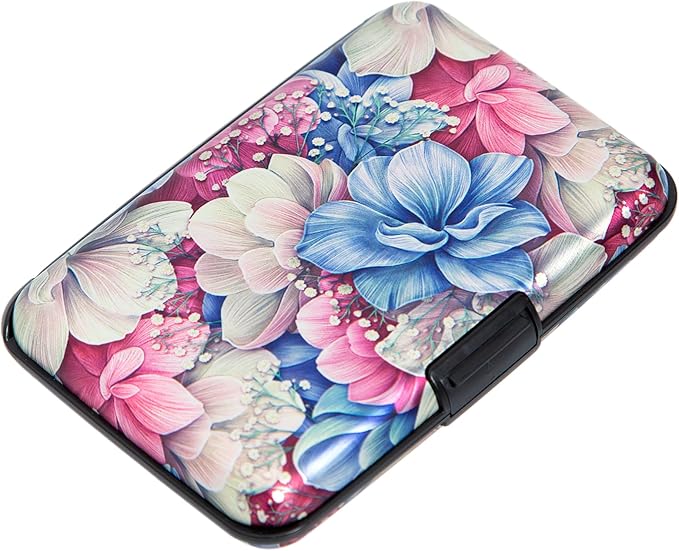 Credit Card Holder Small RFID Blocking Wallet Business Metal Slim Mini Aluminum Hard Case for Women Men