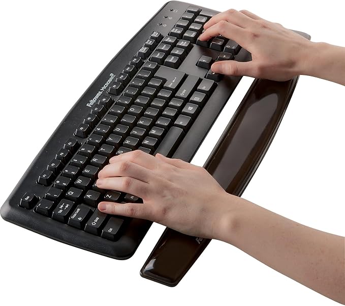 FEL9112201 - Fellowes Gel Crystals Keyboard Wrist Rest