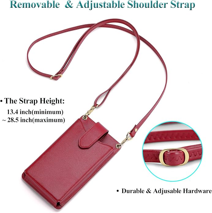 Peacocktion Small Crossbody Cell Phone Purse for Women, Lightweight Mini Small Crossbody Bags for Women with Card Slots