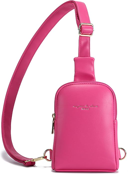 Lightweight Small Crossbody Sling Bag for Women | Mini Travel Purse,Multi-pocket with Card Slots,Durable Vegan Leather,Everyday Carry