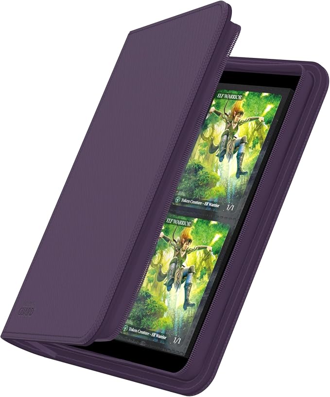 Ultimate Guard Zipfolio 160 – 8 Pocket Xenoskin Purple