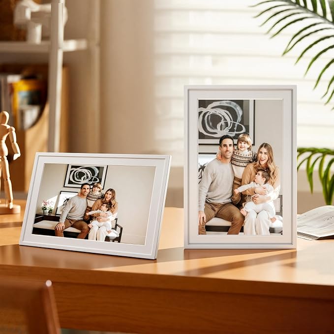 Digital Photo Frame 10.1" WiFi Touch Screen Digital Door Calendar, Family Planner Meal Plan, Audio Reminder, APP Shared Schedule, No Subscription, Wall & Desk Mount